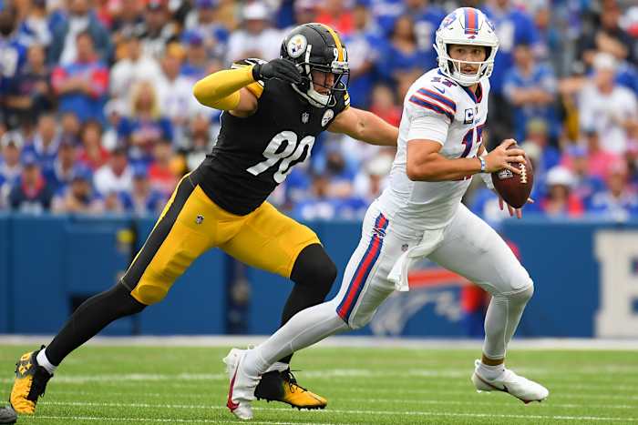 josh allen tj watt steelers 33
